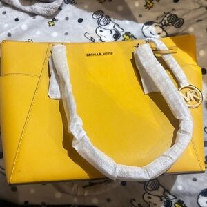 Michael Kors Sunflower Yellow Tote